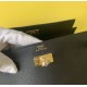 Special Grade Replica Hermes Kelly Classique To Go Wallet in Epsom Black Clone Sale