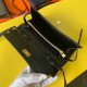 Special Grade Replica Hermes Kelly Classique To Go Wallet in Epsom Black Clone Sale