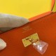 Special Grade Replica Hermes Kelly Classique To Go Epsom Wallet, Orange Clone Sale