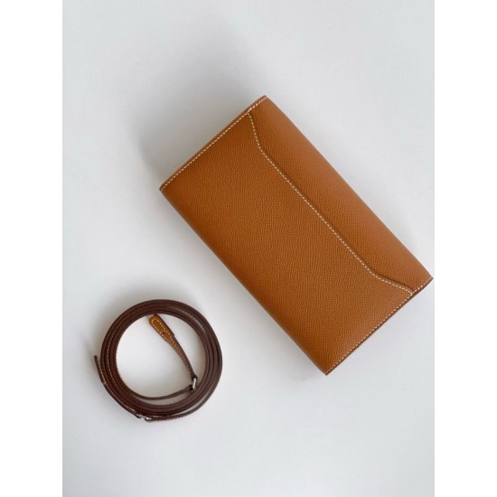 Special Grade Replica Hermes Constance To Go Epsom Wallet, Brown Clone Sale