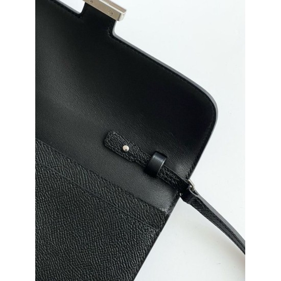 Special Grade Replica Hermes Constance To Go Epsom Wallet, Black Clone Sale
