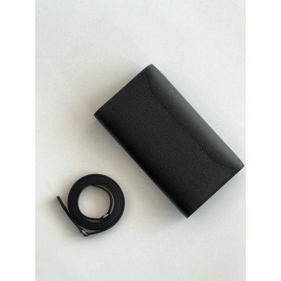 Special Grade Replica Hermes Constance To Go Epsom Wallet, Black Clone Sale