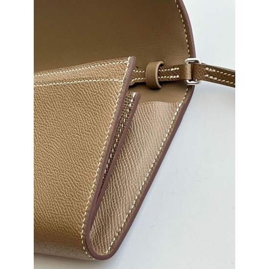 Special Grade Replica Hermes Constance To Go Epsom Wallet, Taupe Clone Sale
