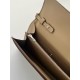 Special Grade Replica Hermes Constance To Go Epsom Wallet, Taupe Clone Sale
