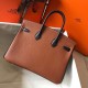 Replica Hermes Birkin 25cm 30cm 35cm Bag Brown/Black Clemence