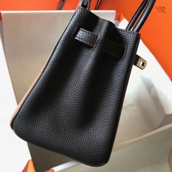 Replica Hermes Birkin 25cm 30cm 35cm Bag Brown/Black Clemence