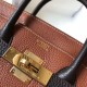 Replica Hermes Birkin 25cm 30cm 35cm Bag Brown/Black Clemence