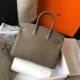 Replica Hermes Birkin 25cm 30cm 35cm Bag Taupe Clemence