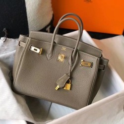 Replica Hermes Birkin 25cm 30cm 35cm Bag Taupe Clemence