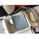 Replica Hermes Evelyne III TPM Mini Bag Blue Clemence