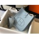 Replica Hermes Evelyne III TPM Mini Bag Blue Clemence