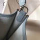 Replica Hermes Evelyne III TPM Mini Bag Blue Clemence