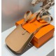 Replica Hermes Evelyne III TPM Mini Bag Brown Clemence