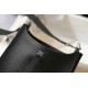 Replica Hermes Evelyne III TPM Mini Bag Black Clemence