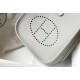 Replica Hermes Evelyne III TPM Mini Bag Gray Clemence