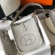 Replica Hermes Evelyne III TPM Mini Bag Gray Clemence