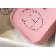 Replica Hermes Evelyne III TPM Mini Bag Pink Clemence