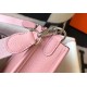 Replica Hermes Evelyne III TPM Mini Bag Pink Clemence