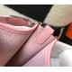 Replica Hermes Evelyne III TPM Mini Bag Pink Clemence