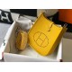 Replica Hermes Evelyne III TPM Mini Bag Orange Clemence