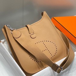 Replica Hermes Evelyne III 29 Bag Brown Clemence