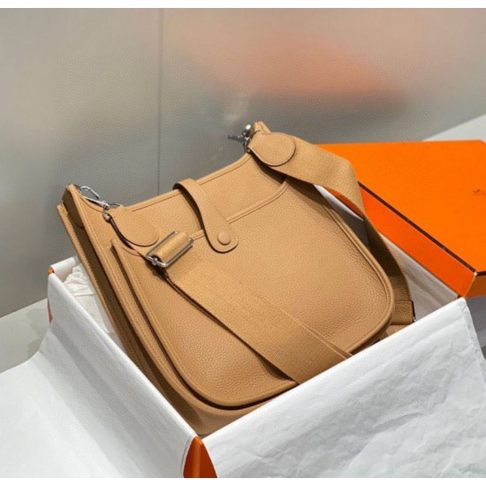 Replica Hermes Evelyne III 29 Bag Brown Clemence