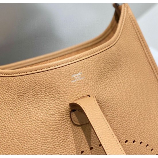 Replica Hermes Evelyne III 29 Bag Brown Clemence