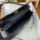 Replica Hermes Kelly Elan Handmade Bag Black