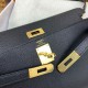 Replica Hermes Kelly Elan Handmade Bag Black