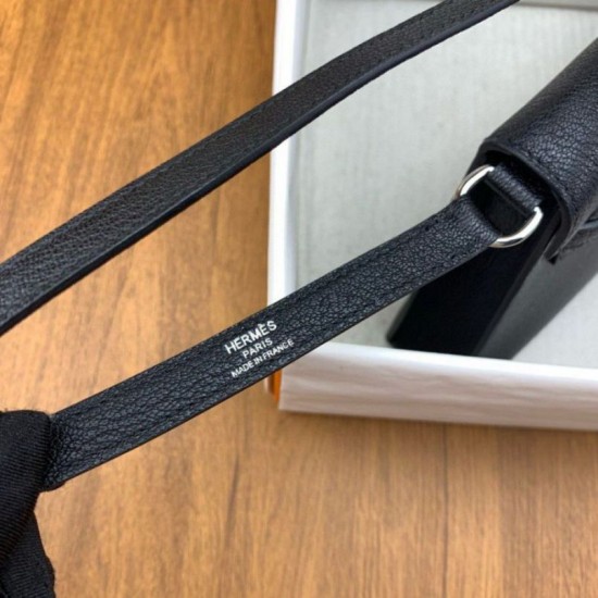 Replica Hermes Kelly Elan Handmade Bag Black
