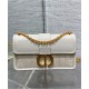 Replica Dior 30 Montaigne East-West Bag Dior Oblique denim With Chain Cream