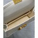 Replica Dior 30 Montaigne East-West Bag Dior Oblique denim With Chain Cream