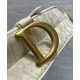Replica Dior Saddle Bag Dior Oblique denim With Strap Cream