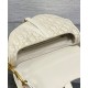 Replica Dior Saddle Bag Dior Oblique denim With Strap Cream