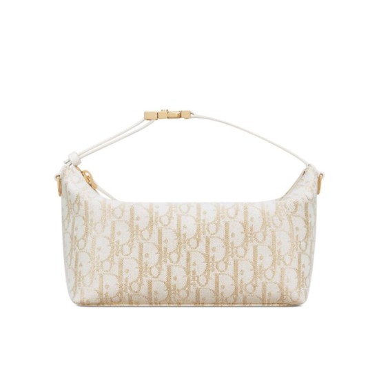 Replica Dior Medium DiorTravel Nomad Pouch Cream