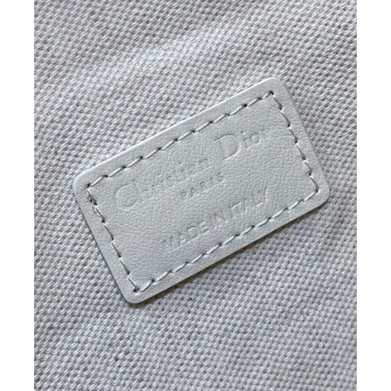 Replica Dior Medium DiorTravel Nomad Pouch Cream
