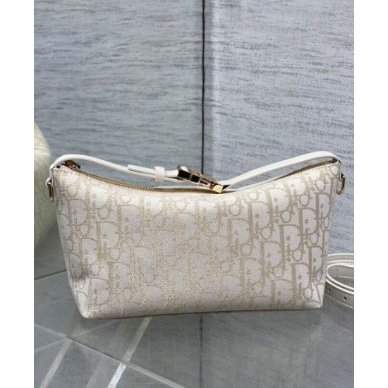 Replica Dior Medium DiorTravel Nomad Pouch Cream