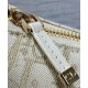 Replica Dior Medium DiorTravel Nomad Pouch Cream