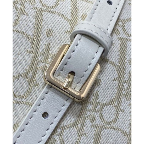 Replica Dior Medium DiorTravel Nomad Pouch Cream
