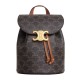 Replica Celine Backpack Celine Bonnie Triomphe Canvas Coffee