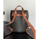 Replica Celine Backpack Celine Bonnie Triomphe Canvas Coffee