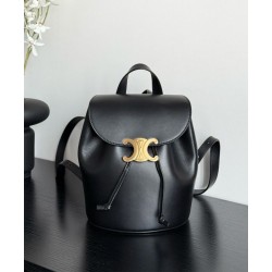 Replica Celine Backpack Celine Bonnie Smooth Calfskin Black