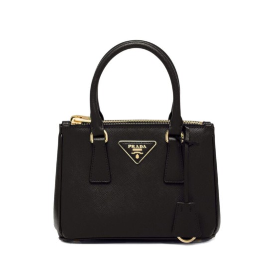 Replica Prada Mini/Medium Galleria Saffiano Bag 1BA906 Black