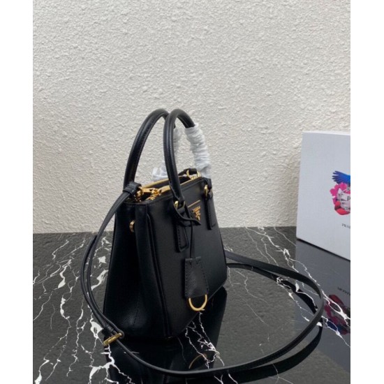 Replica Prada Mini/Medium Galleria Saffiano Bag 1BA906 Black