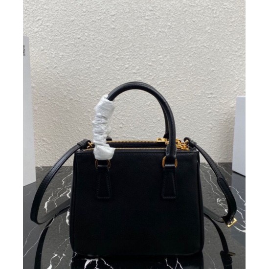 Replica Prada Mini/Medium Galleria Saffiano Bag 1BA906 Black