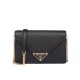 Replica Prada Saffiano Shoulder Bag Black