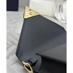 Replica Prada Saffiano Shoulder Bag Black