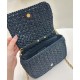 Replica Prada Crochet Raffia Shoulder Bag Black