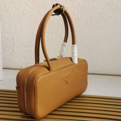 Replica Prada Medium Top-handle Bag 1BB126 Brown