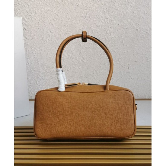 Replica Prada Medium Top-handle Bag 1BB126 Brown
